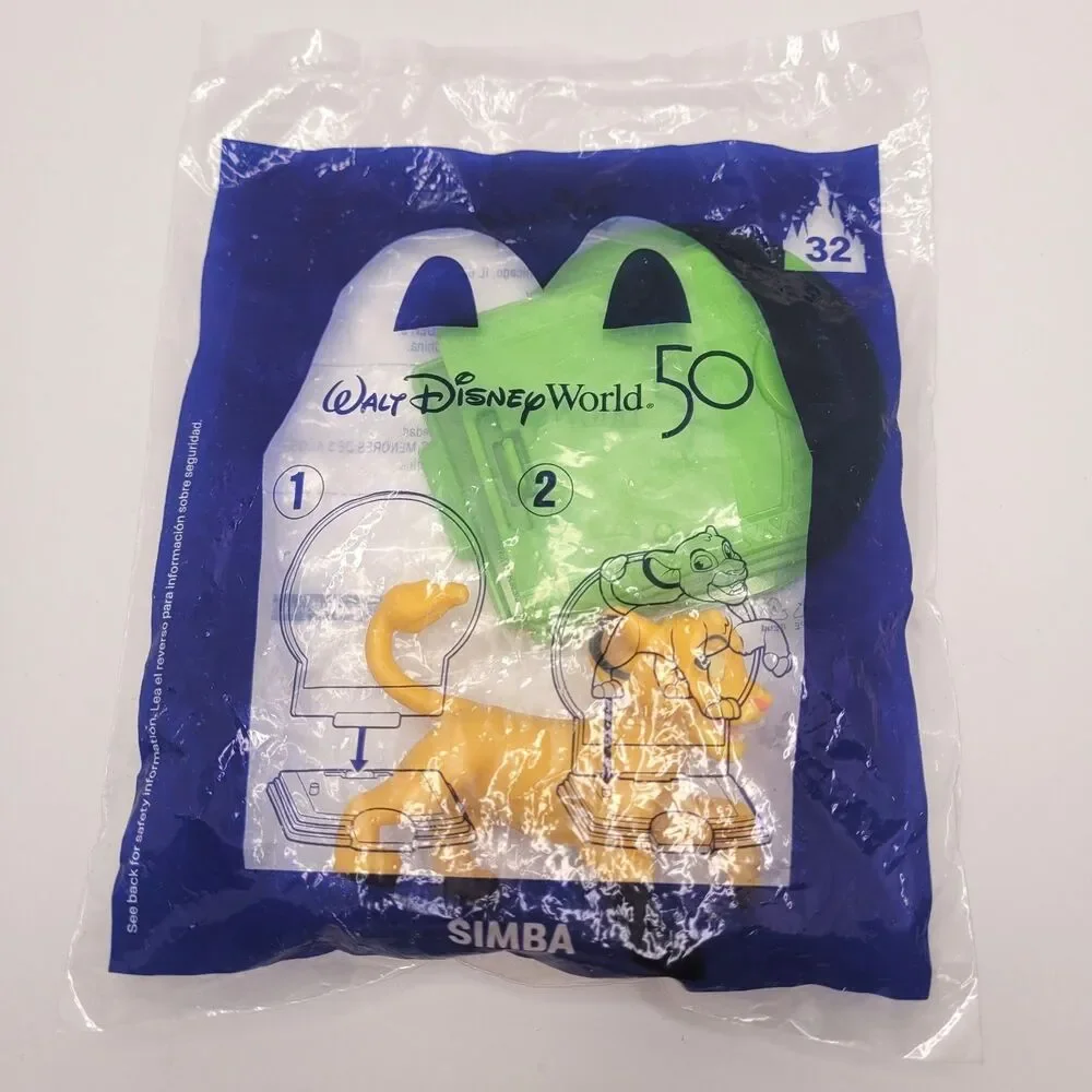 Disney World 50th McDonalds Simba Toy #32 New